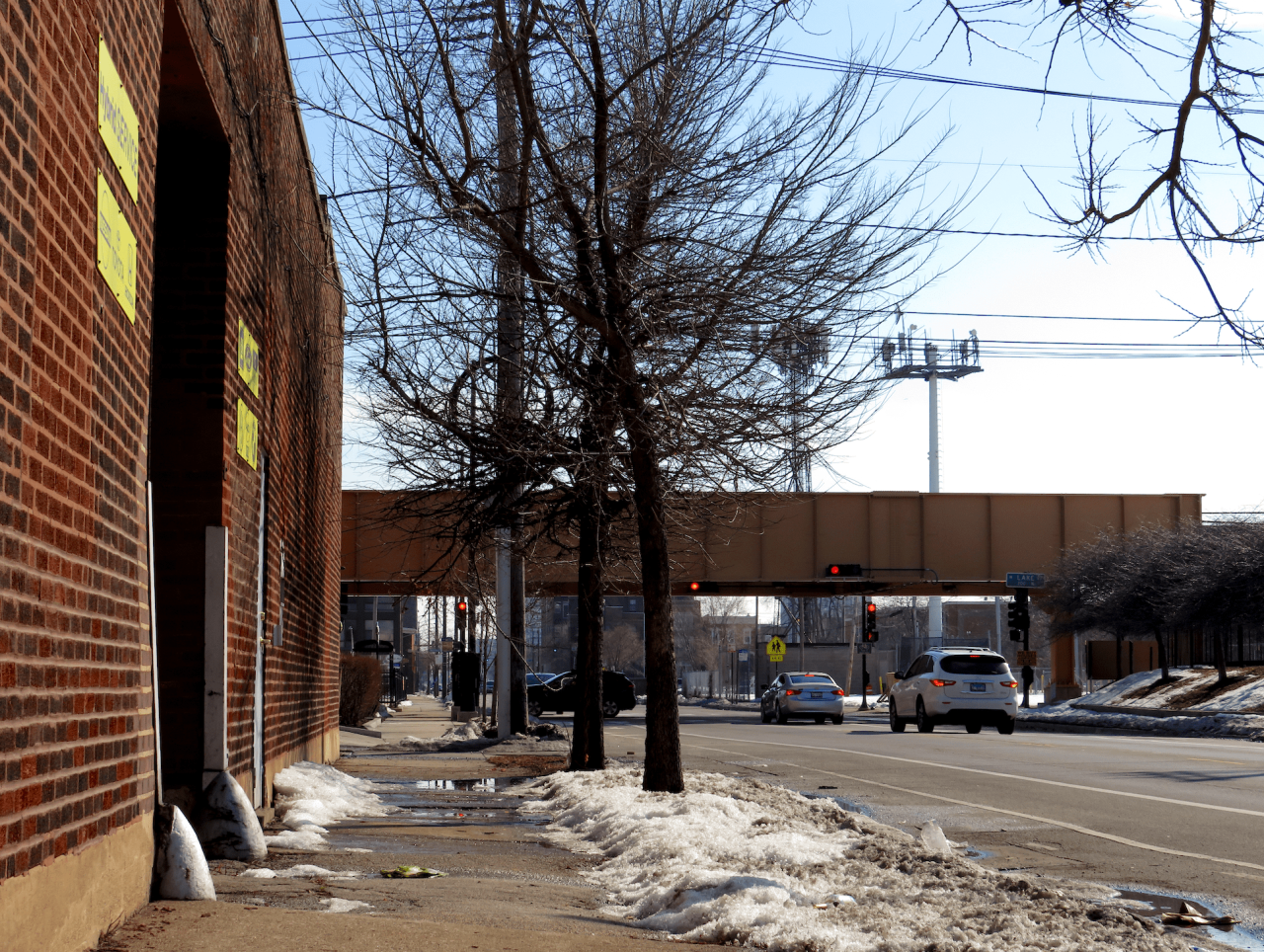 The site of the station, as it appeared last March. Photo: David Zegeye